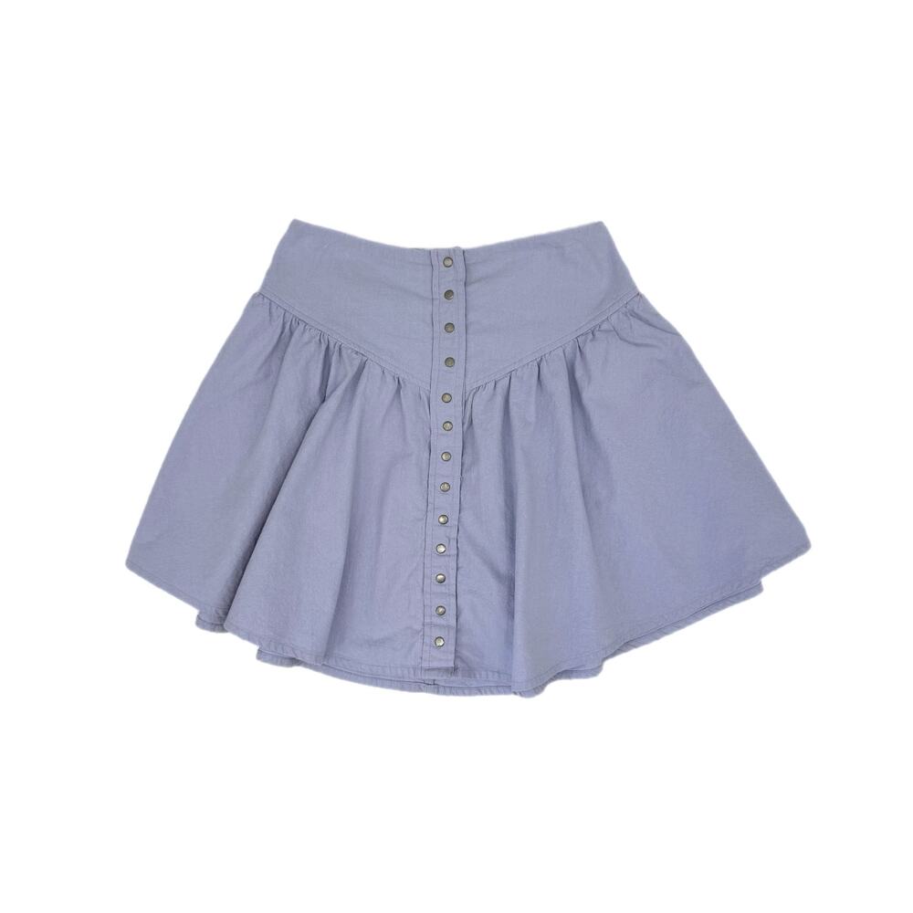 Free People Endless Summer High Waisted Wisteria Light Purple Mini Skater Skirt